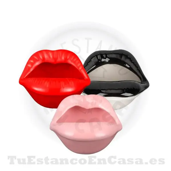 Cenicero Cerámica Labios - Imagen 3