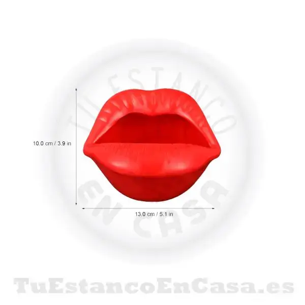 Cenicero Cerámica Labios - Imagen 2