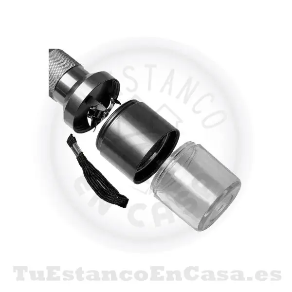 Grinder Eléctrico Aluminio Negro - Imagen 3