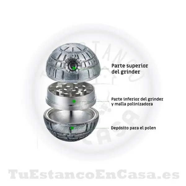 Grinder Bola Estrella de la Muerte - Imagen 3