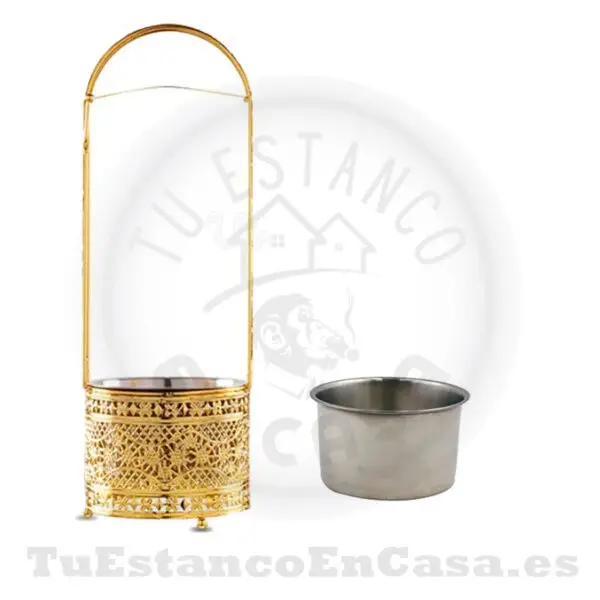 Porta Carbón Dorado XL Apolo Head Shop - Imagen 2