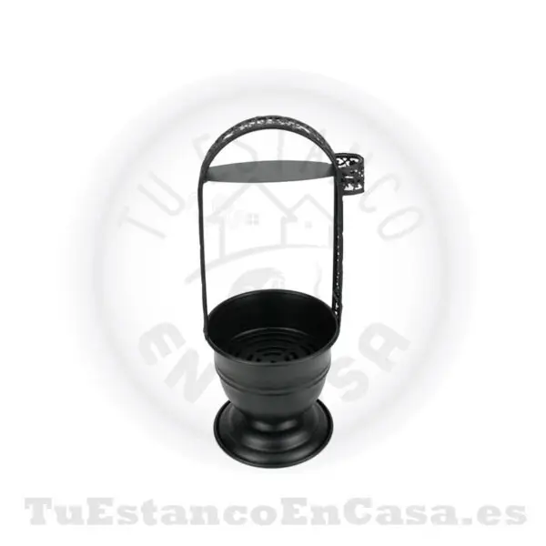 Porta Carbón Negro M Apolo Head Shop