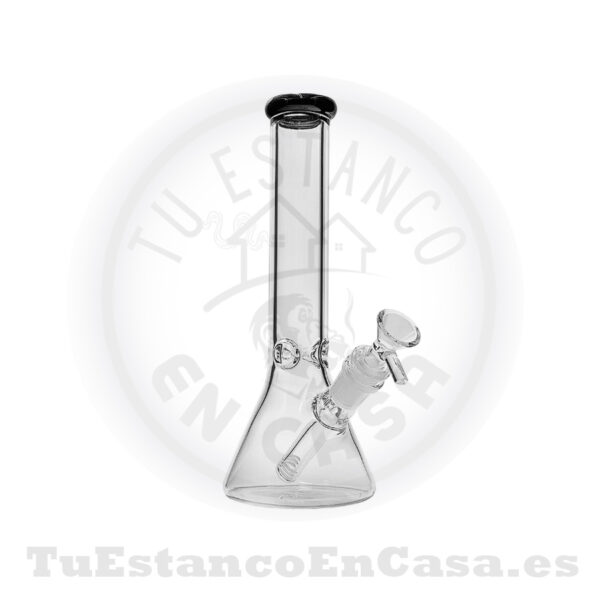 Bong de Cristal Apolo Head Shop – Diseño Clásico Transparente/Color  25 cm