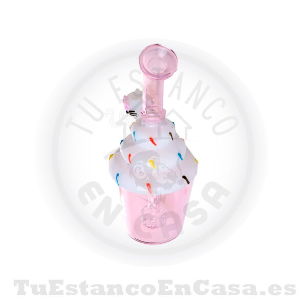 Pipa de Agua de Cristal Apolo Head Shop – Diseño Cupcake Hello Kitty - Imagen 2