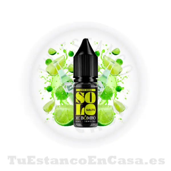 E - Liquido Bombo Solo Salts - Lime Soda