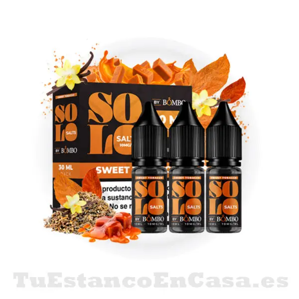 E - Liquido Bombo Solo Salts - Sweet Tobacco - Imagen 2