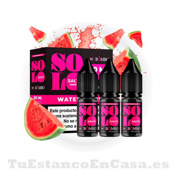 E - Liquido Bombo Solo Salts - Watermelon - Imagen 2