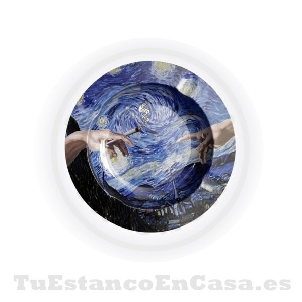 Cenicero Metálico - Diseño Vangoth