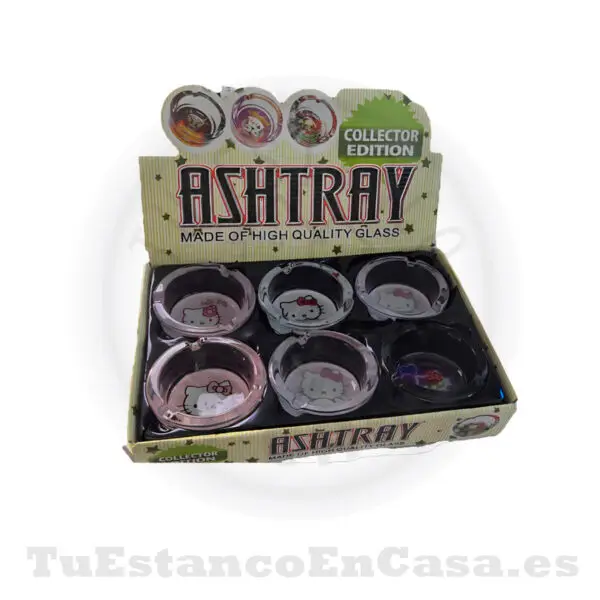 Cenicero de Cristal - Hello Kitty Mod. 6 - Imagen 2