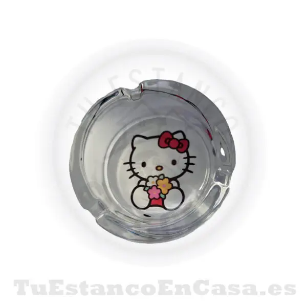 Cenicero de Cristal - Hello Kitty Mod.3