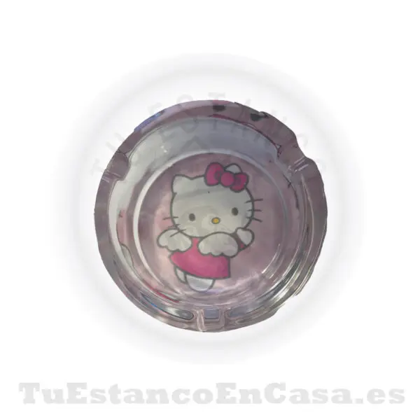 Cenicero de Cristal - Hello Kitty Mod. 4