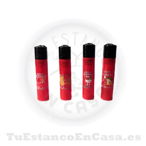 Encendedor CLIPPER - Eres la Salsa Rojo