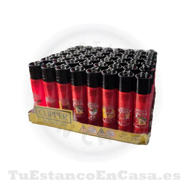 Encendedor CLIPPER - Eres la Salsa Rojo - Imagen 2