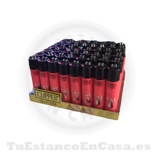 Encendedor CLIPPER - Cat Lover Rosa - Imagen 2