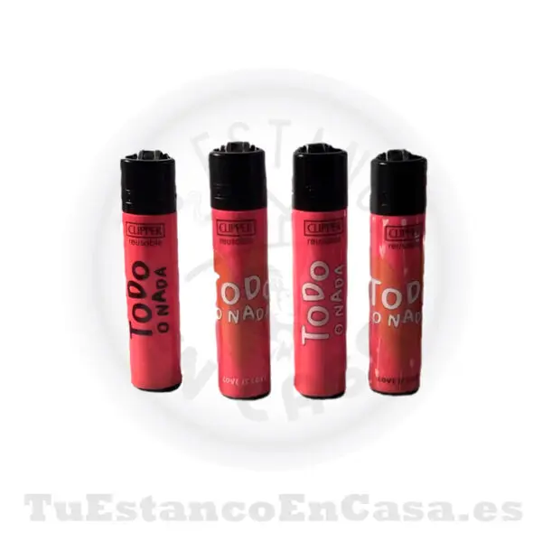 Encendedor CLIPPER - Todo o Nada Rosa