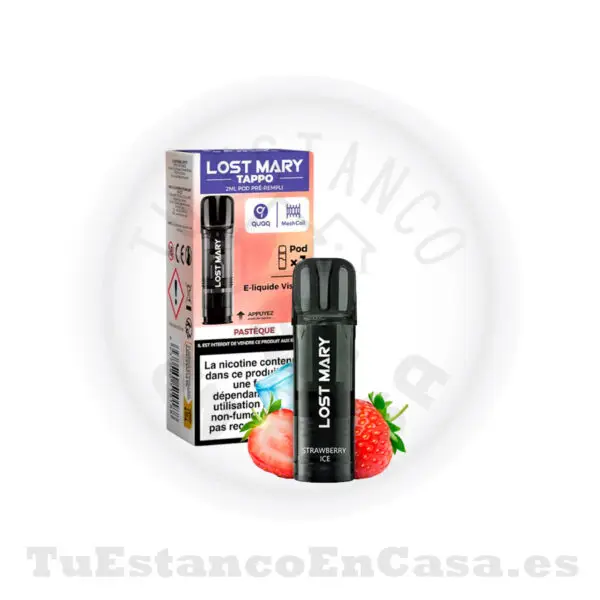 Recarga Cabezal Lost Mary Pro 1000 puf - Strawberry Ice