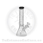 Bong de Cristal Apolo Head Shop – Diseño Clásico Transparente/Color  25 cm