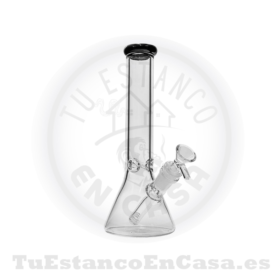 Bong-2-1-1.jpg Bong de Cristal Apolo Head Shop – Diseño Clásico Transparente/Color 25 cm - Imagen 1