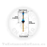 Cachimba Shishas Apolo Alpha Model X - Blue (55cm) - Imagen 3