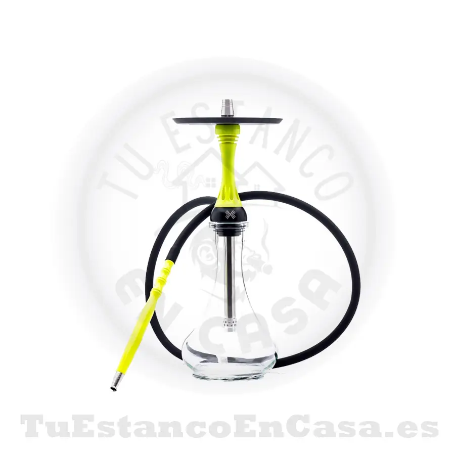 Cachimba-Alpha-X-55-cm-green.webp Cachimba Shishas Apolo Alpha Model X - Green (55cm) - Imagen 1