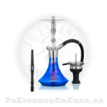Cachimba Shishas Apolo Cristal Model Imp. Espiral Gold Silver
