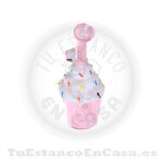 Pipa de Agua de Cristal Apolo Head Shop – Diseño Cupcake Hello Kitty - Imagen 2