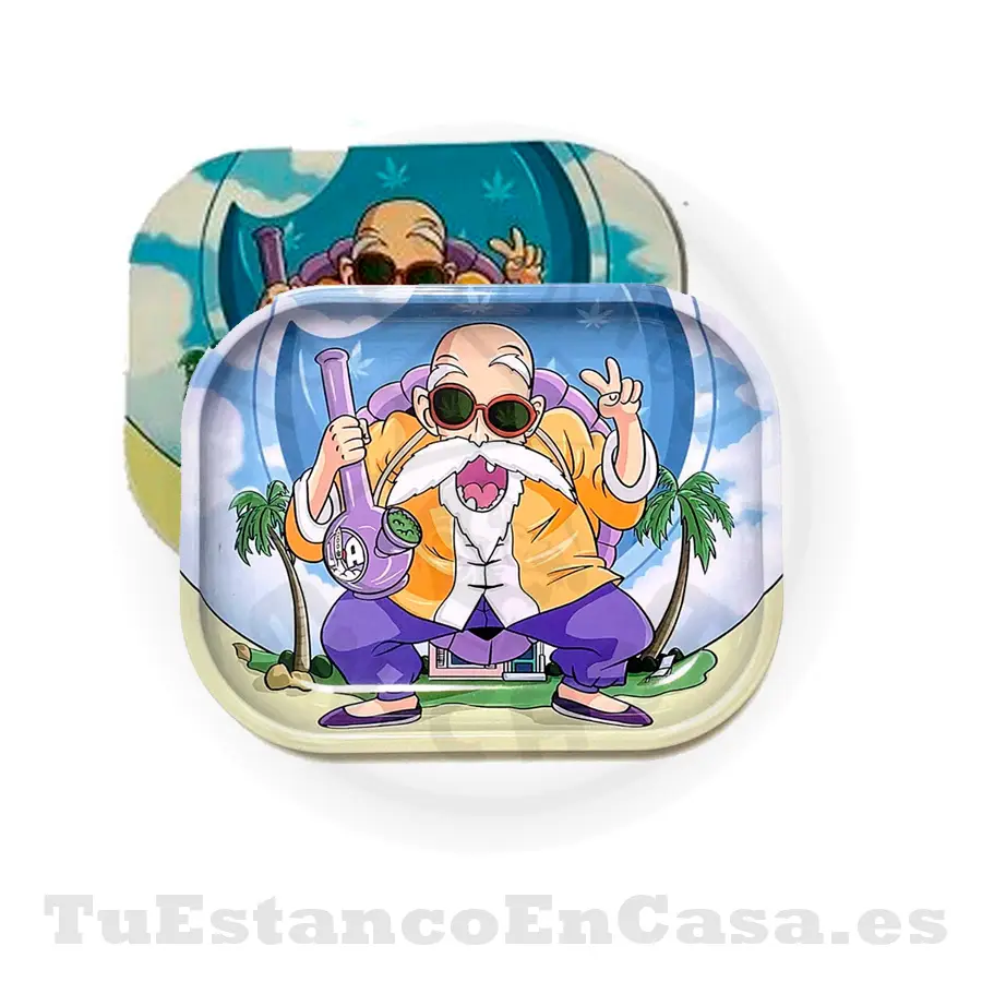 Bandeja-Dragon-ball-2.webp Bandeja Metal Pequeña Dragon Ball con Tapete Magnético Apolo Head Shop - Imagen 1