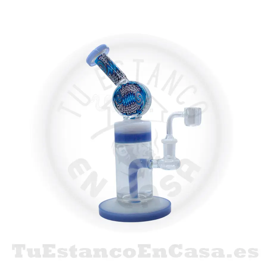 Bong-Oiler-2.webp Oiler Cristal Apolo Head Shop Circulo Psicodélico 25 cm - Imagen 1