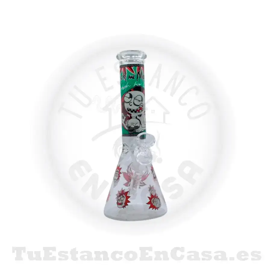 Bong-rick-1.webp Bong Cristal Apolo Head Shop Rick y Morty 25 cm - Imagen 1