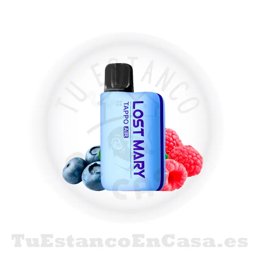 Lost-mary-Nano-AIr-Arandano-ICE-1.webp Lost Mary TAPPO Air Kit -1000 Caladas- Blueberry Sour Raspberry - Imagen 1