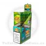 Papel de Fumar Blunt Juicy Jay's Hemp Wraps Tropical (Sabor Frutas Tropicales) 2 und. - Imagen 2