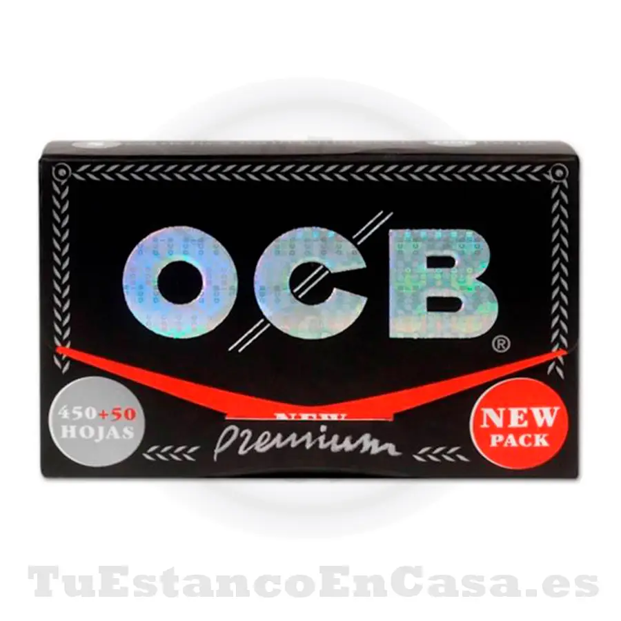 Papel-de-Fumar-Ocb-500-1.webp Papel de Fumar OCB Premium Bloc 500 1 ¼ – 78 mm - Imagen 1