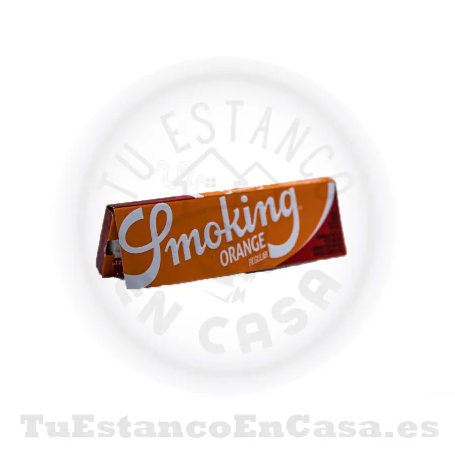 PapeldeFumarSmokingorange70mm1.webp Papel de Fumar Smoking Orange Corto - 70 mm - Imagen 1