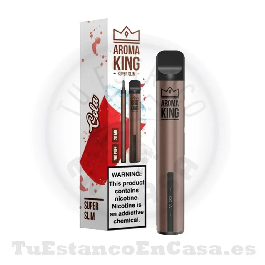 PodAromaKingClasicCola.webp Pod desechable Aroma King Classic Cola 20 mg - 700 Caladas - Imagen 1