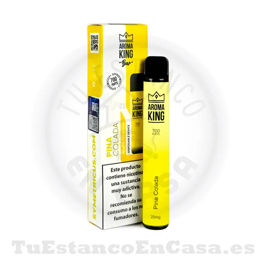 Pod_Aromaking_Pinacolada.webp Pod desechable Aroma King Classic Pinacolada 20 mg - 700 Caladas - Imagen 1