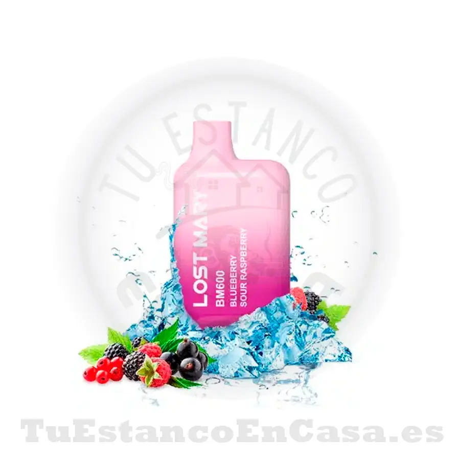 Pod_LostMary_Blueberry-Sour-Raspberry.webp LOST MARY BM600 Blueberry Sour Raspberry - 600 Caladas - Imagen 1