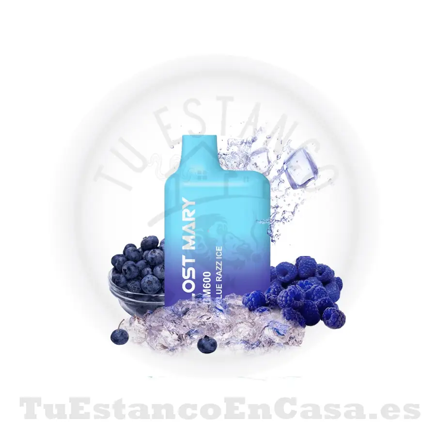 Pod_LostMary_Bluerazz.webp LOST MARY BM600 Blue Razz Ice - 600 Caladas - Imagen 1