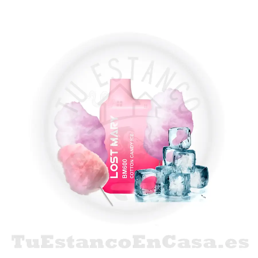Pod_LostMary_cottoncandy.webp LOST MARY BM600 Cotton Candy Ice - 600 Caladas - Imagen 1