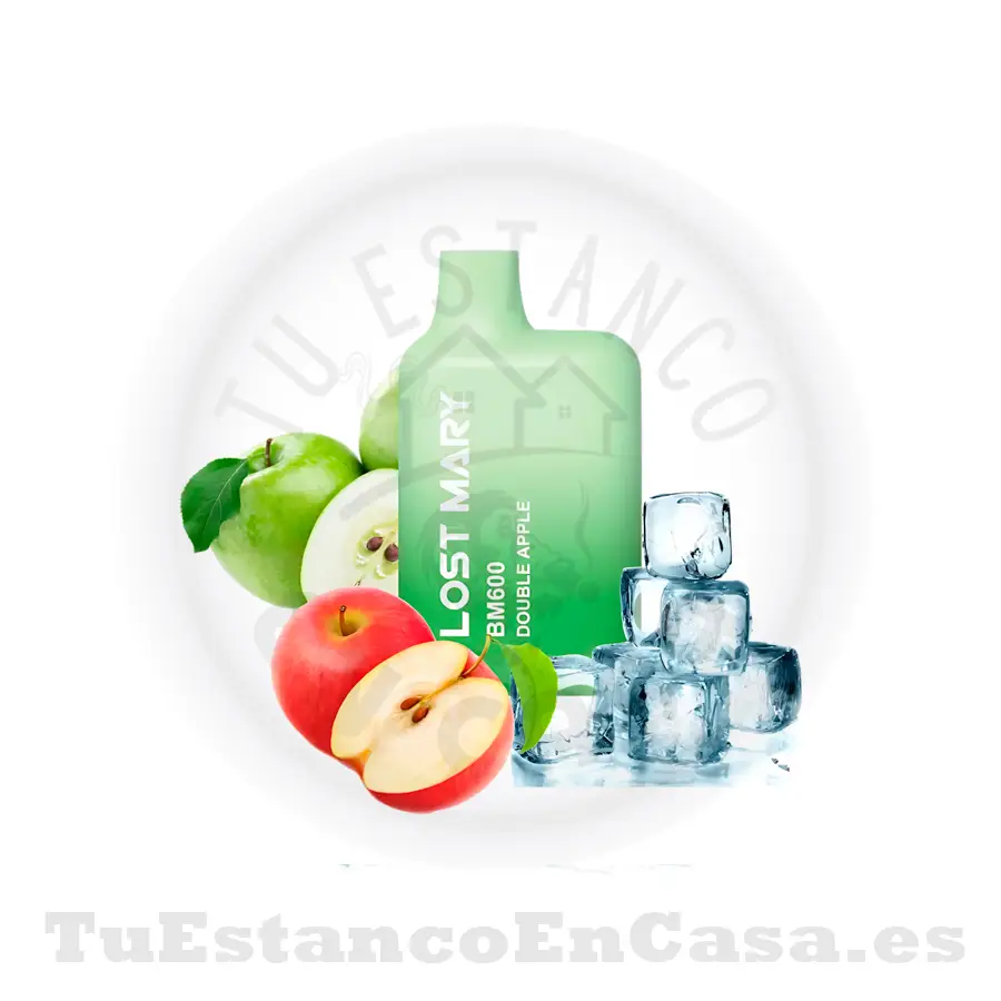 Pod_LostMary_doubleapple.webp LOST MARY BM600 Double Apple - 600 Caladas - Imagen 1