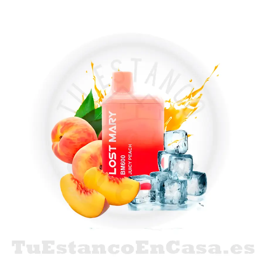 Pod_LostMary_juicypeach.webp LOST MARY BM600 Juicy Peach - 600 Caladas - Imagen 1