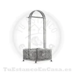 Porta Carbón Plateado L Apolo Head Shop