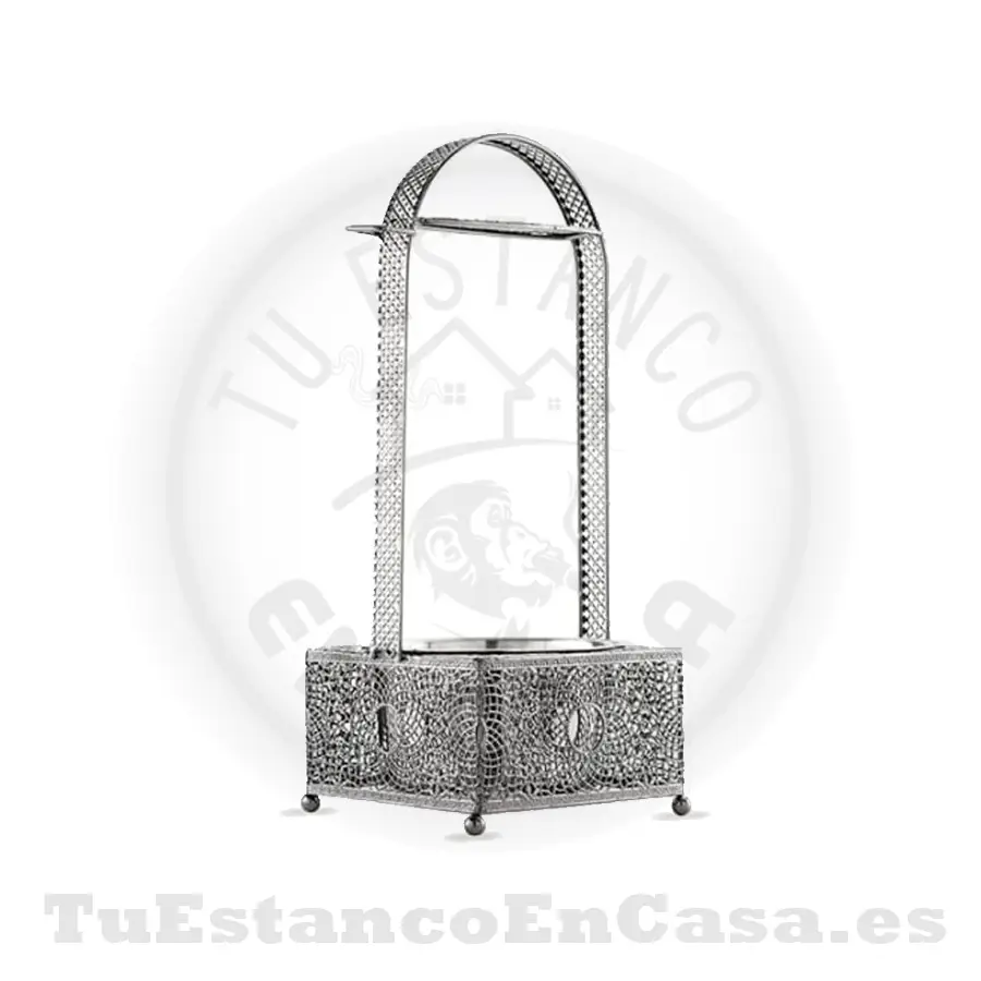 PortaCarbon_Plateado.webp Porta Carbón Plateado L Apolo Head Shop - Imagen 1
