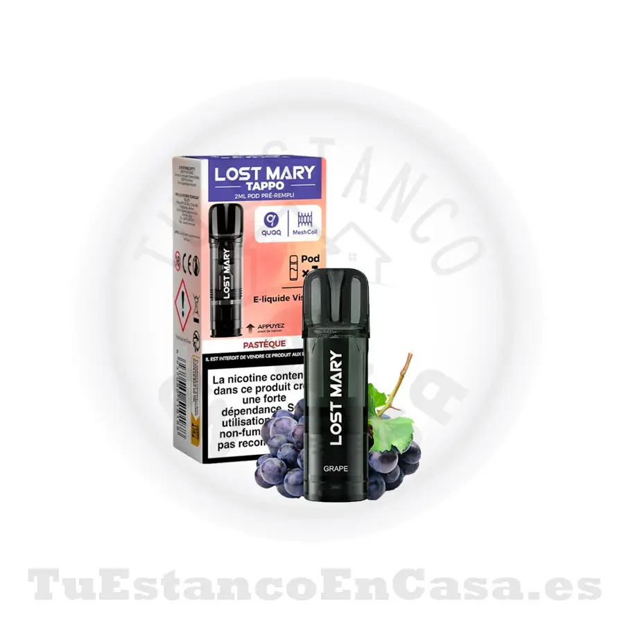 Recarga-Lost-mary-Nano-AIr-grape.webp Recarga Cabezal Lost Mary Pro 1000 puf - Grape - Imagen 1