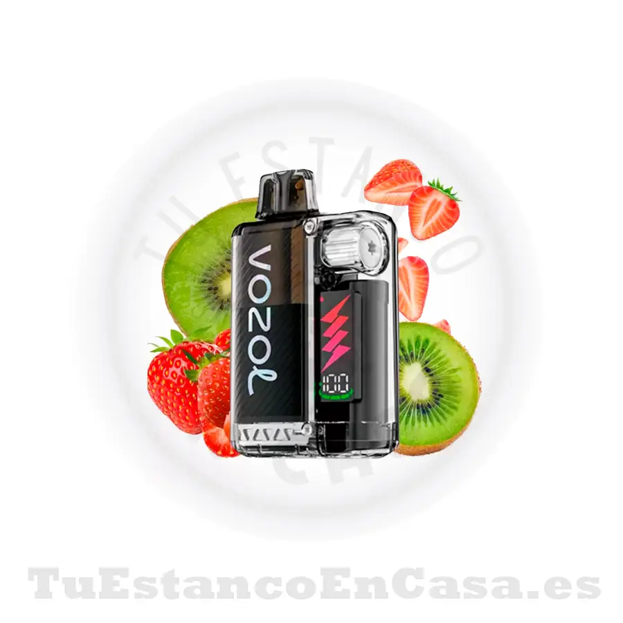 Vozol-fresa-kiwi1.webp Kit Vozol Vista Plug 2+10 ml- Fresa Kiwi - Imagen 1