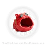 Cenicero Cerámica Bull Dog con Gafas