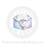 Cenicero Cristal Hexagonal