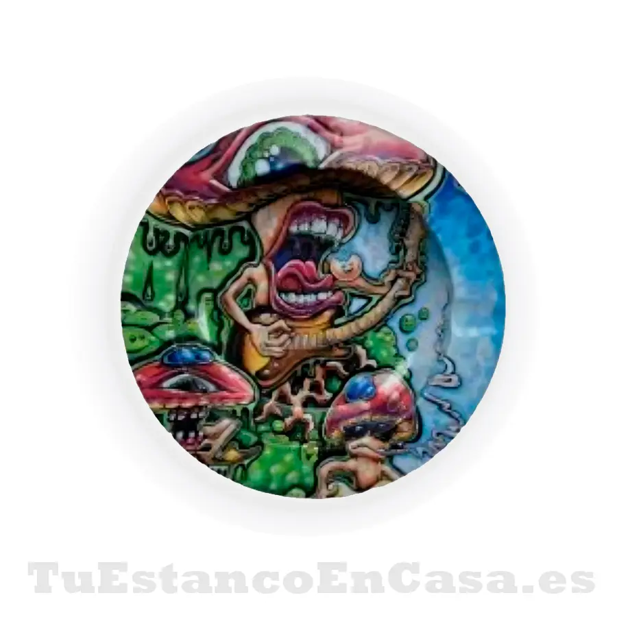 cenicero-5.webp Cenicero Metálico - Diseño Seta Rock - Imagen 1