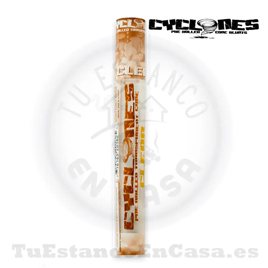 cono-papel-de-fumar-cyclones-clear-white-chocolate-sabor-chocolate-blanco.webp Cono Papel de Fumar Cyclones Clear White Chocolate (Sabor Chocolate Blanco) - Imagen 1