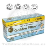 Tubos Golden Filter Extra Largo 450 + 100 und.