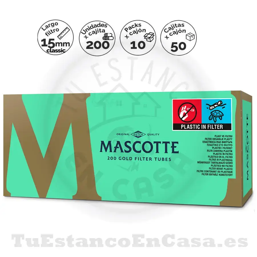 tubos-mascotte-gold-200-und.webp Tubos Mascotte Gold 200 und. - Imagen 1